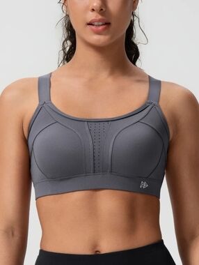 Yvette Gray High Impact Sports Bra Size 38D